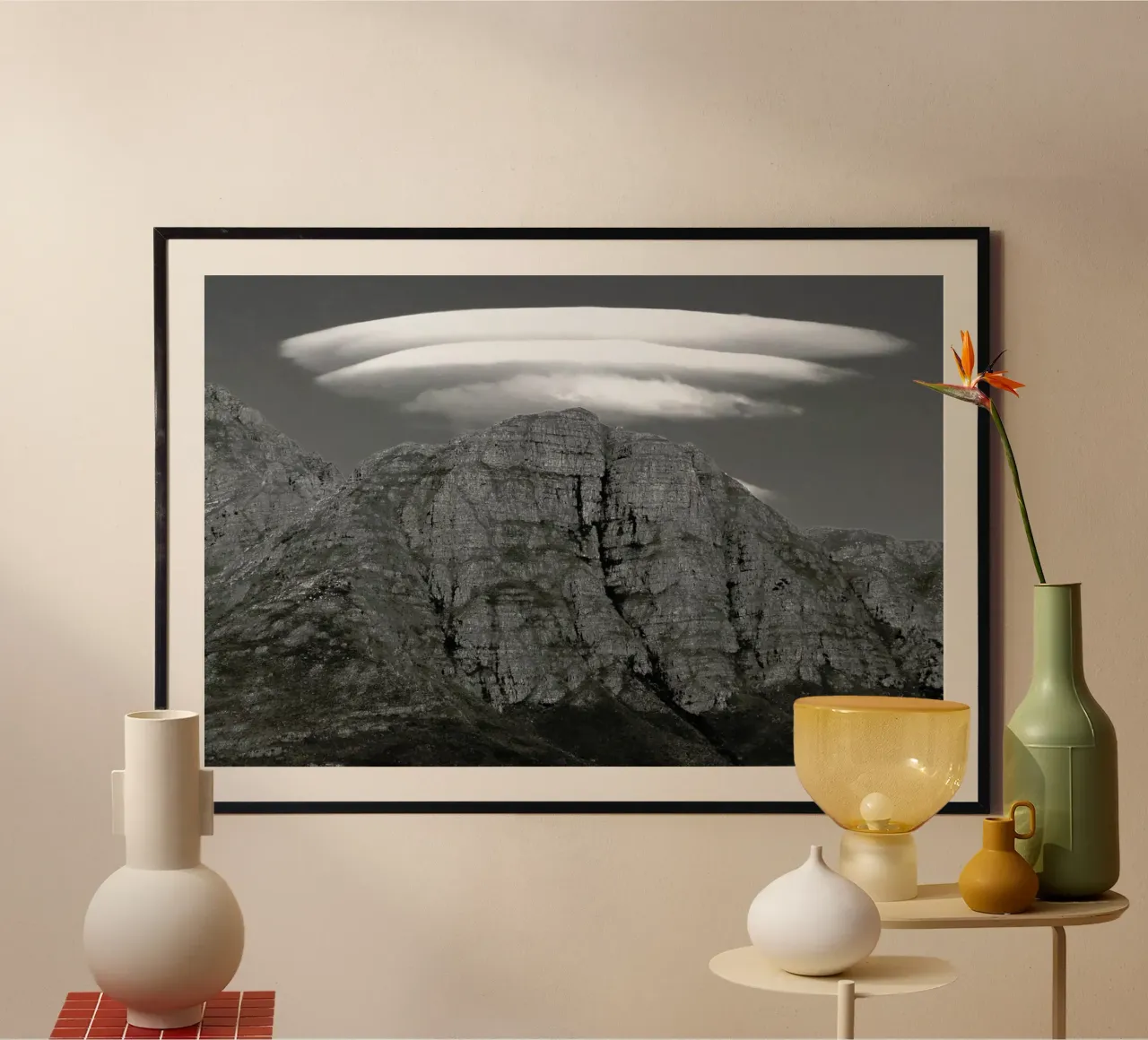 Event Arising (Stellenbosch South) poster con telaio in legno da Ballack Art House