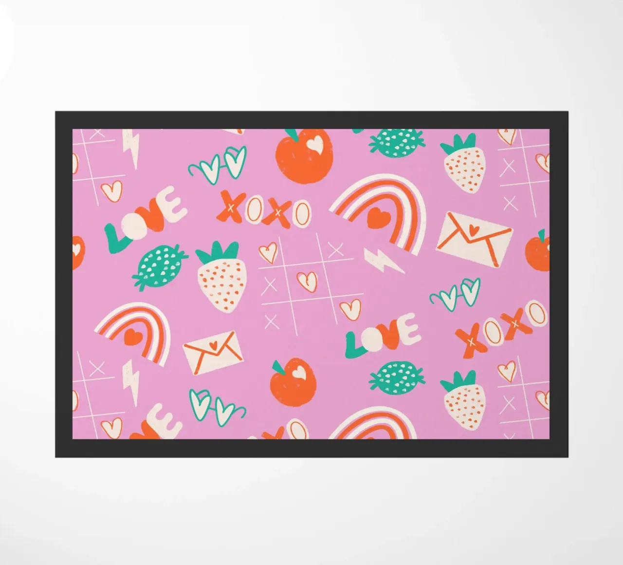 Retro Valentine Whimsy Pink zerbino da susanacosta