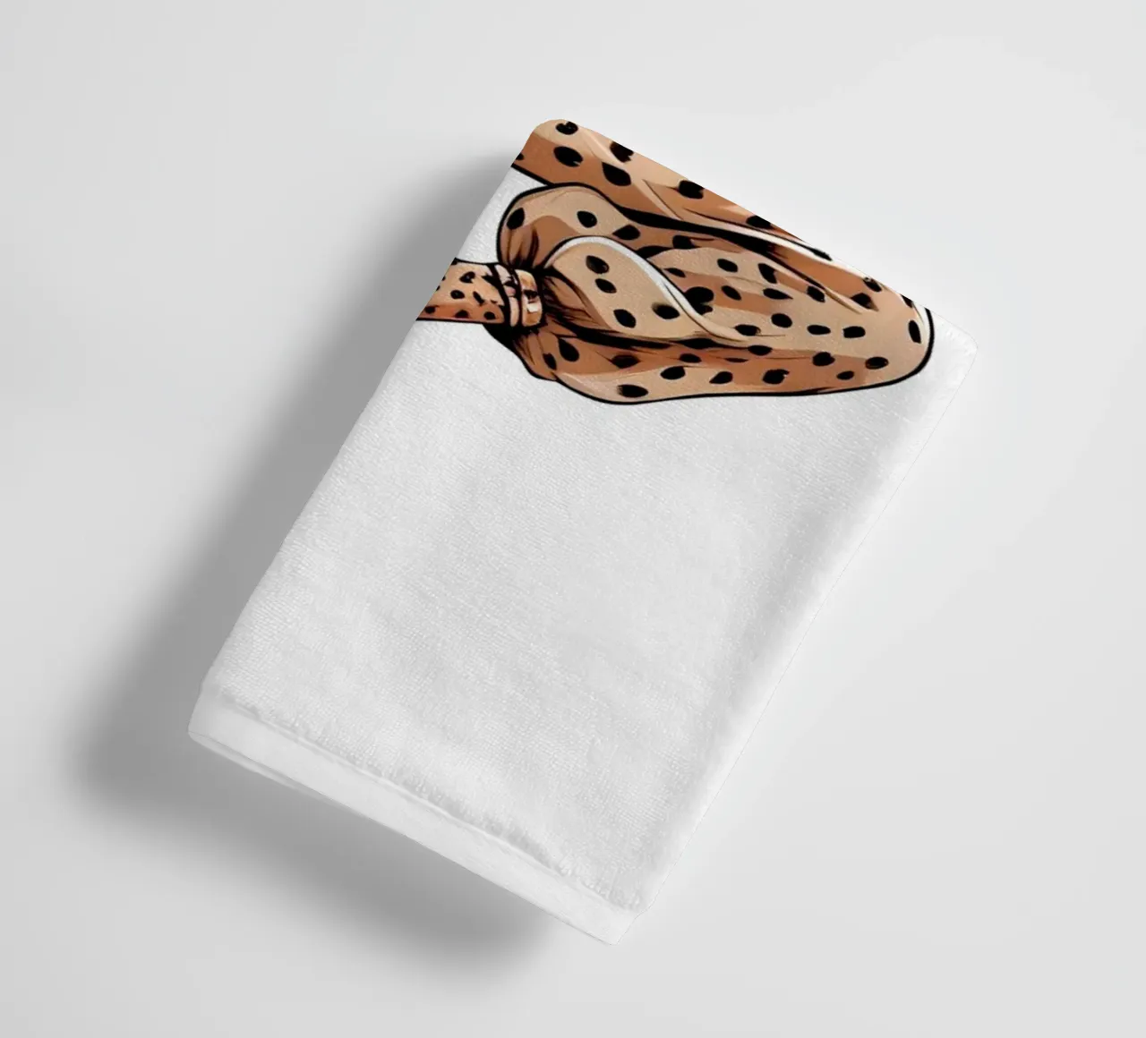 GHEPARDO CON I TACCHI ALTI asciugamano da bagno da ARTOMATIC