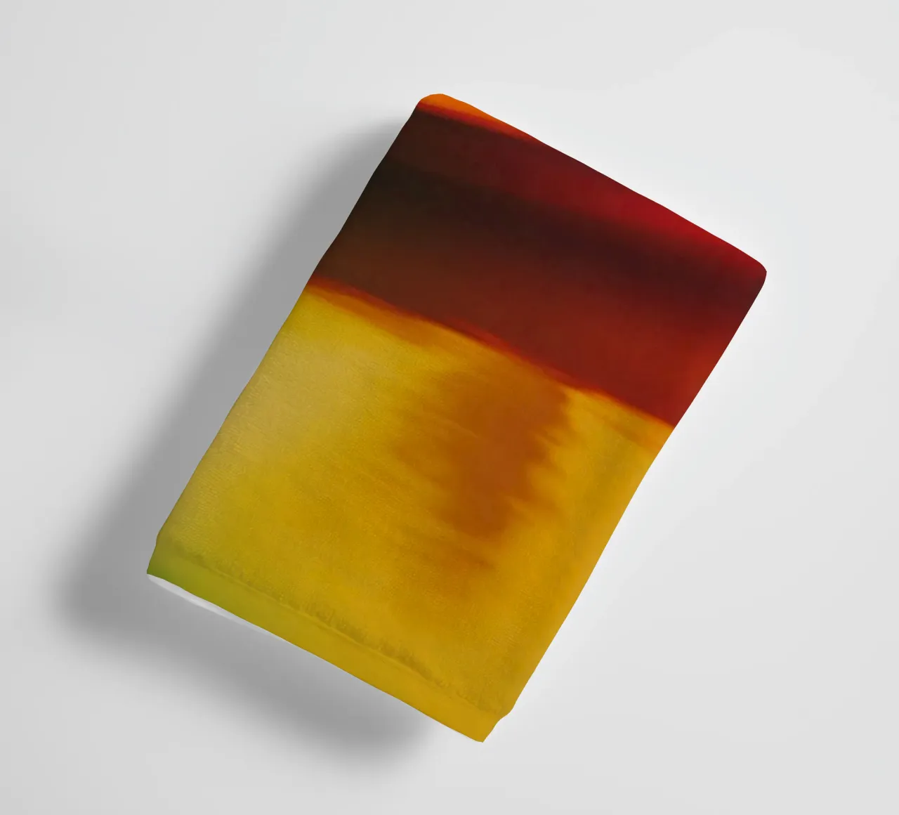 Schaduwen en reflecties van een neonboot badhanddoek van Le Flou