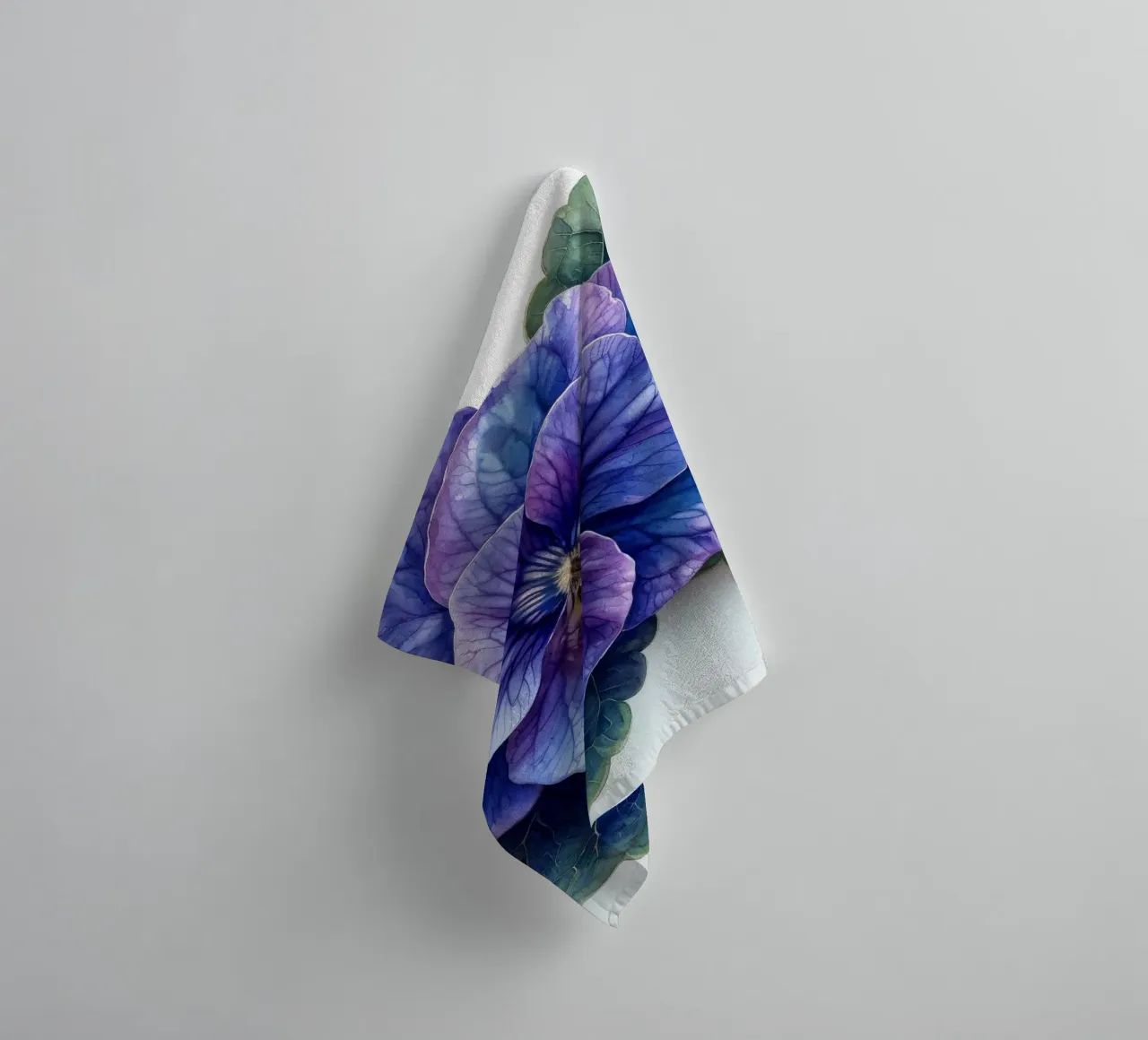 Fiore di violetta africana 4 asciugamano da bagno da Bold Blooms