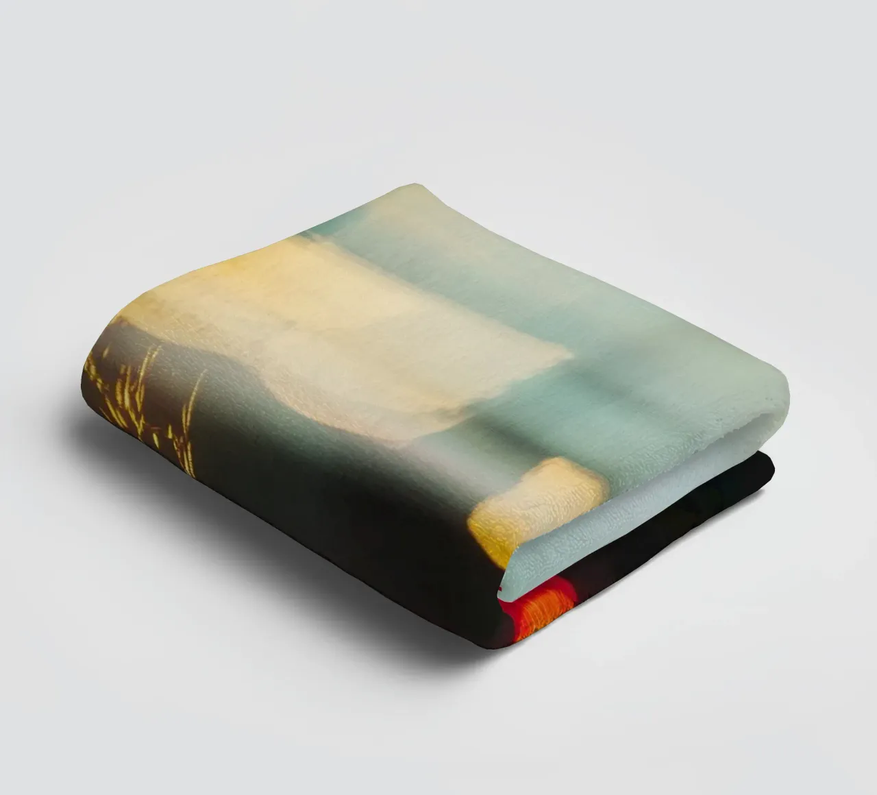 The fleeting lights of a busy street towel by Le Flou