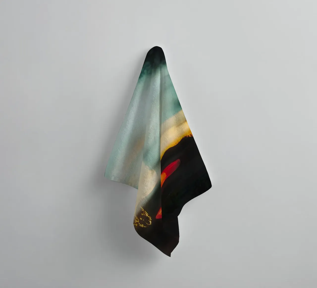 The fleeting lights of a busy street towel by Le Flou