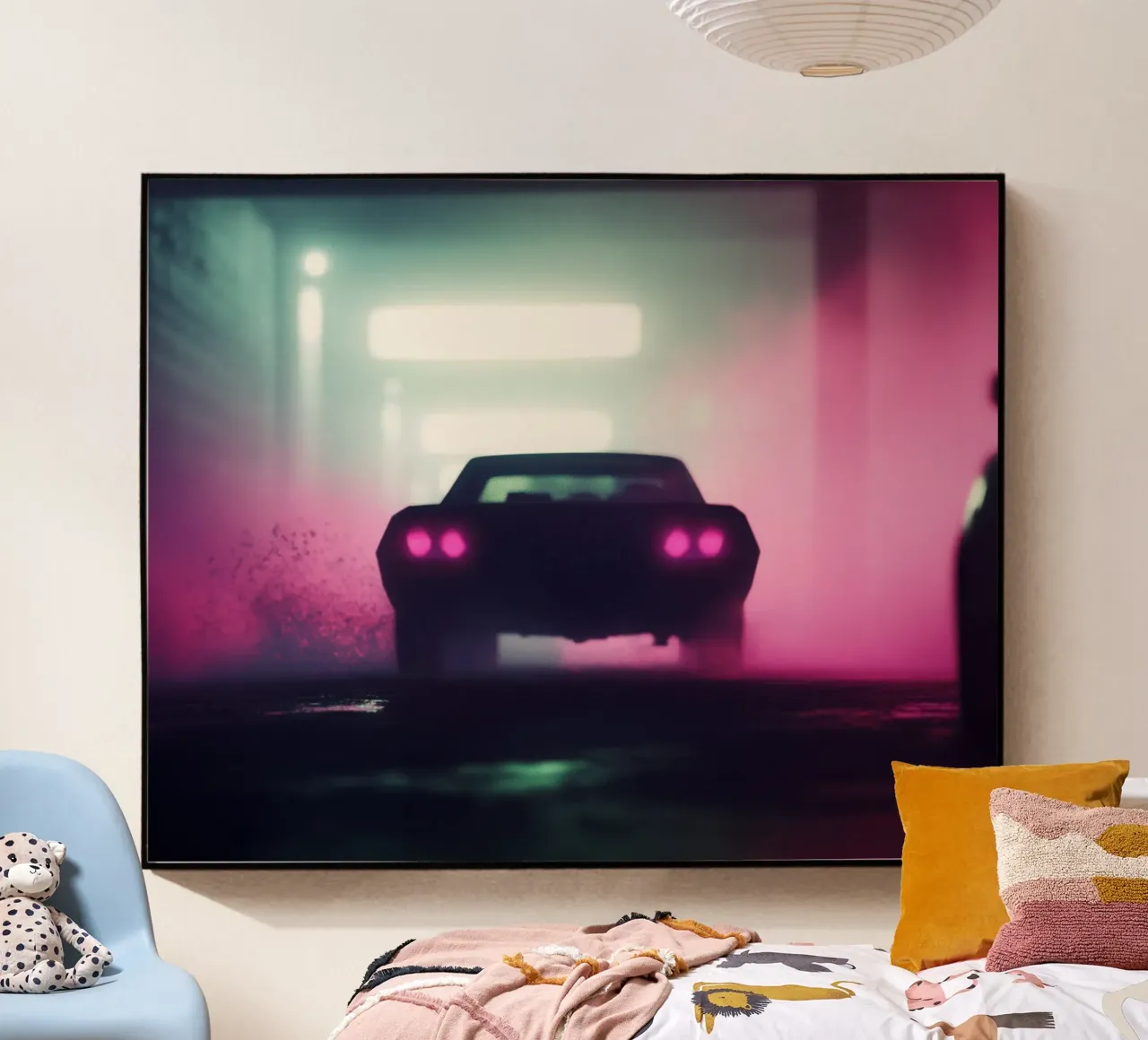 Urban transience and abstract light acrylic glass by Le Flou