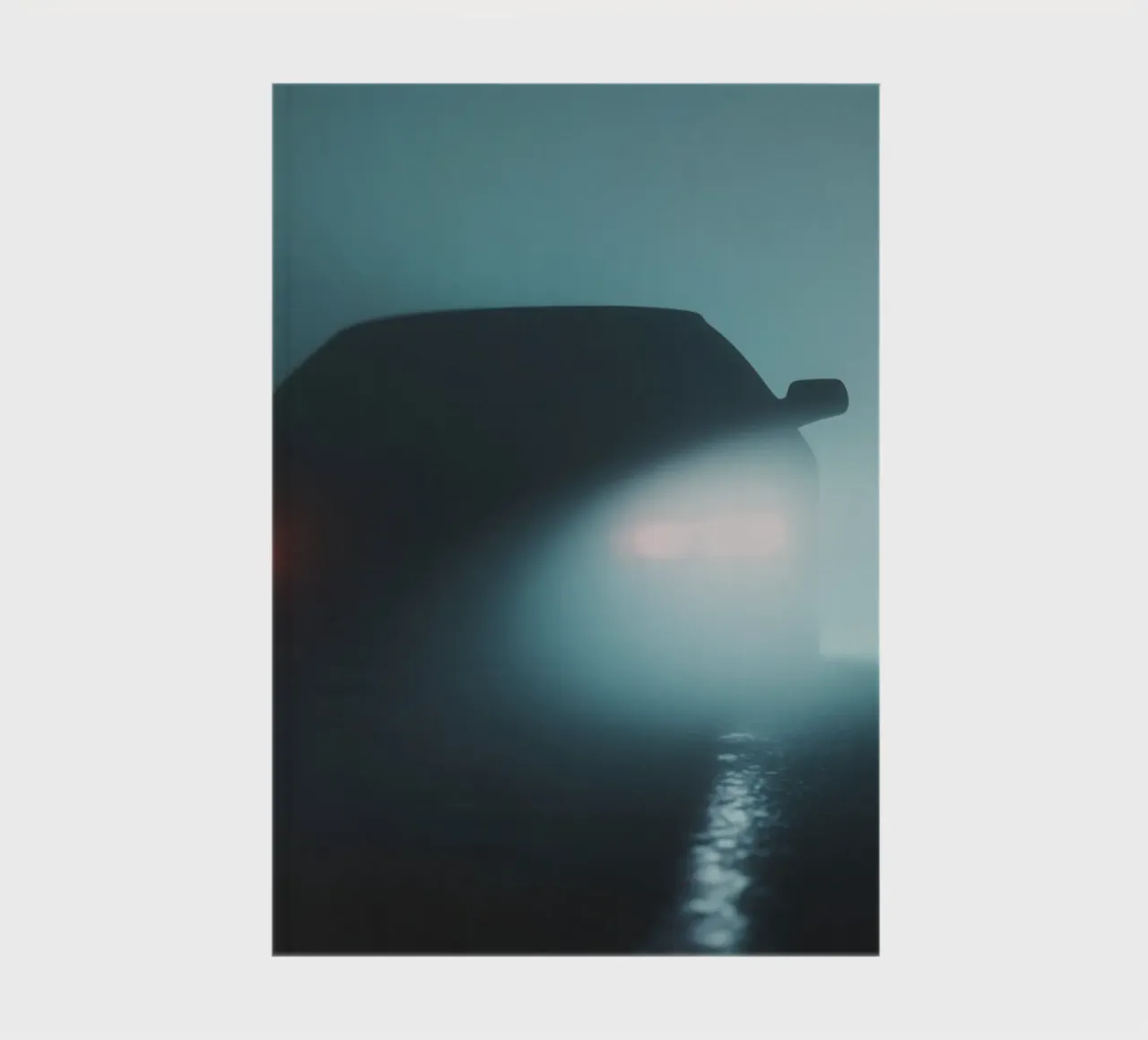 Silhouette Nocturne : The Charm of a Car in the Night notebook by Le Flou