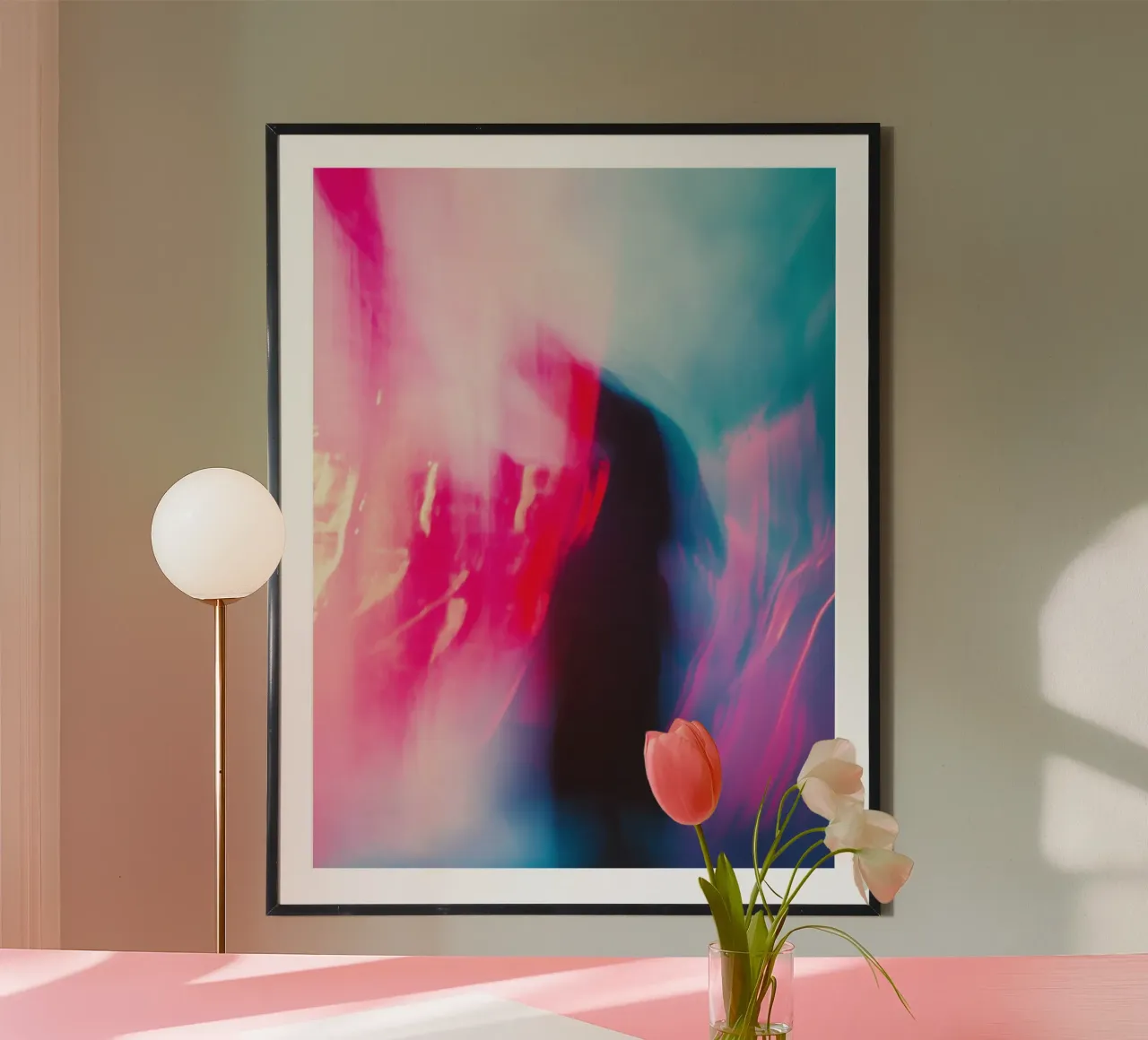 Rêve Coloré: una silhouette avvolta nella luce carta hahnemühle da Le Flou