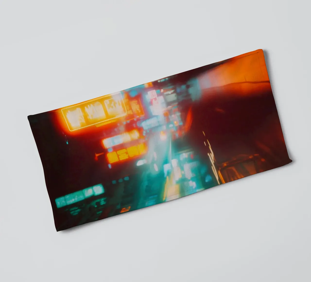 Nuits Électriques: Urban Effervescence towel by Le Flou