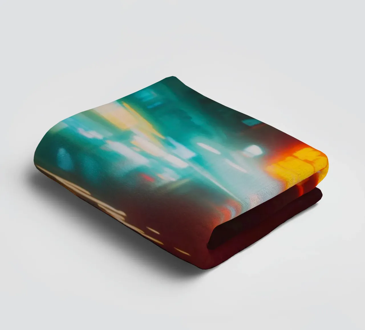 Nuits Électriques: Urban Effervescence towel by Le Flou