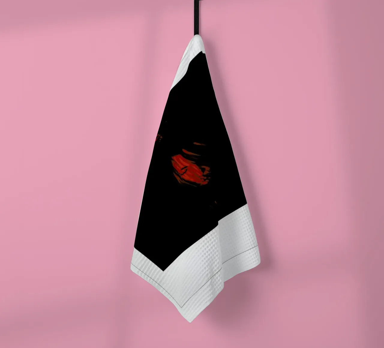 Noir et Rouge 01 canovaccio da cucina da Lou Garoup