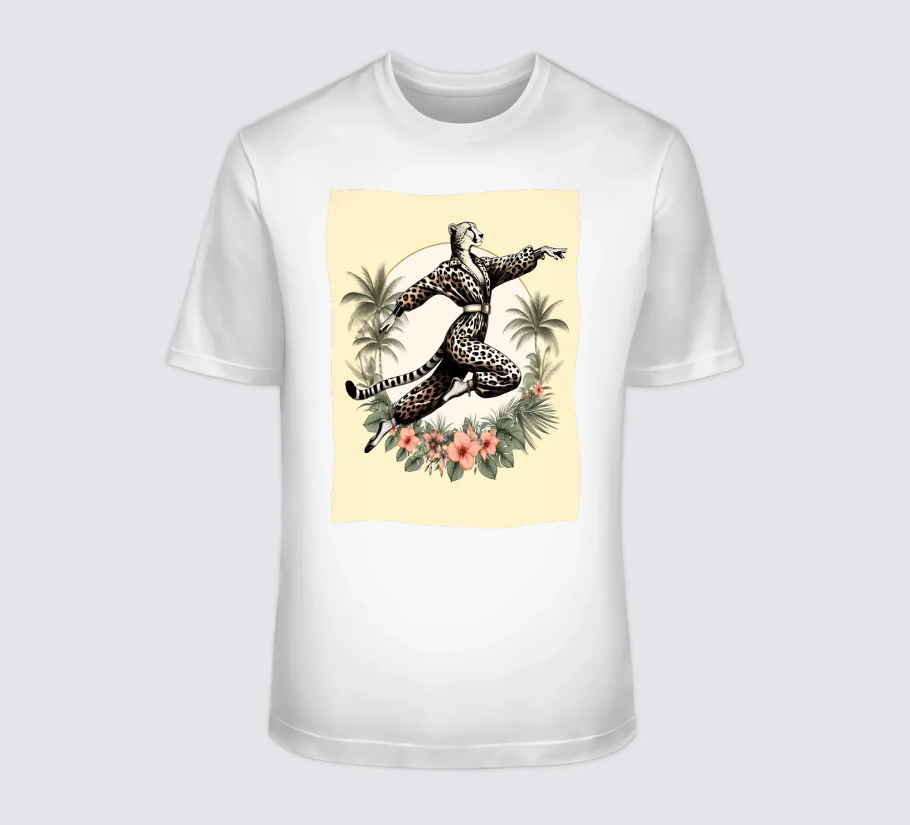 Ghepardo combattente di Kung Fu t-shirt da ARTOMATIC