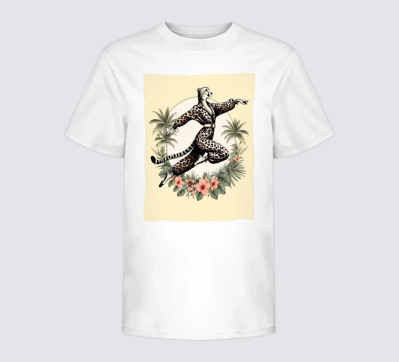 Ghepardo combattente di Kung Fu t-shirt bambini da ARTOMATIC