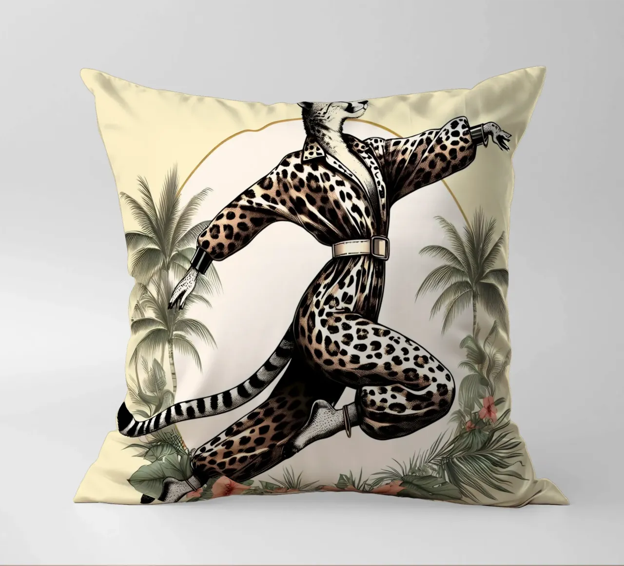 Ghepardo combattente di Kung Fu cuscino da ARTOMATIC