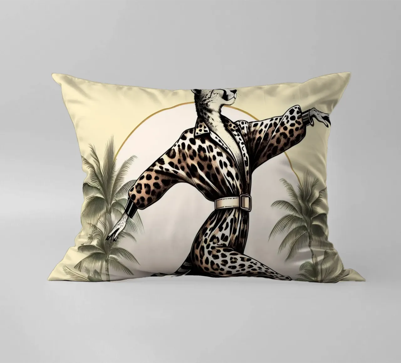 Ghepardo combattente di Kung Fu cuscino da ARTOMATIC