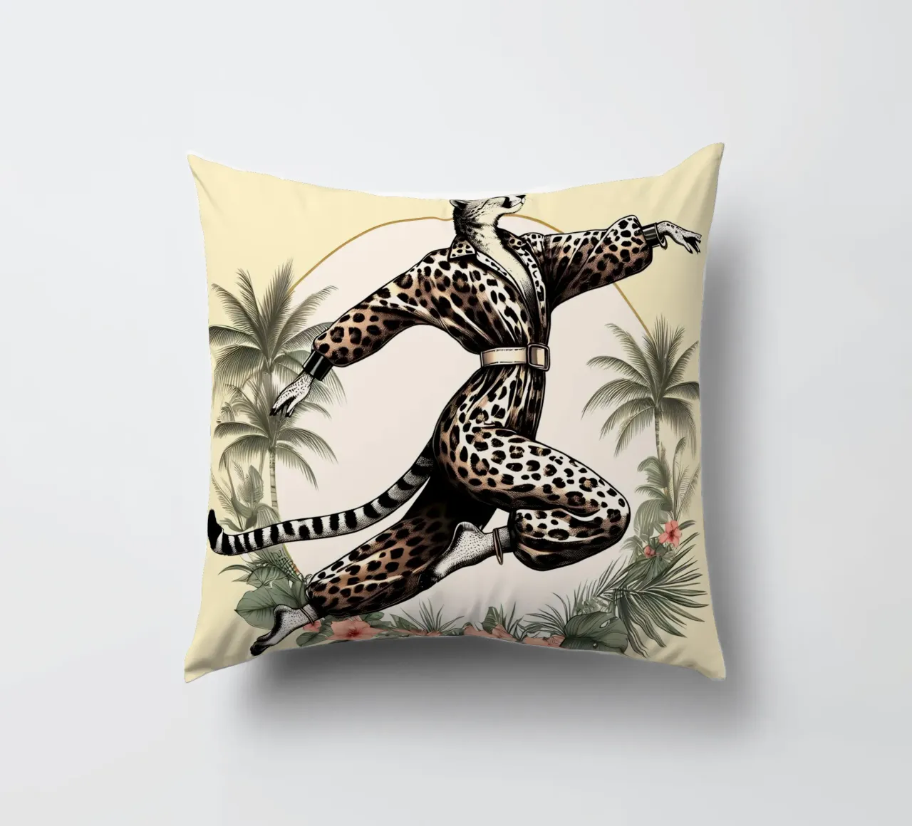 Ghepardo combattente di Kung Fu cuscino da ARTOMATIC