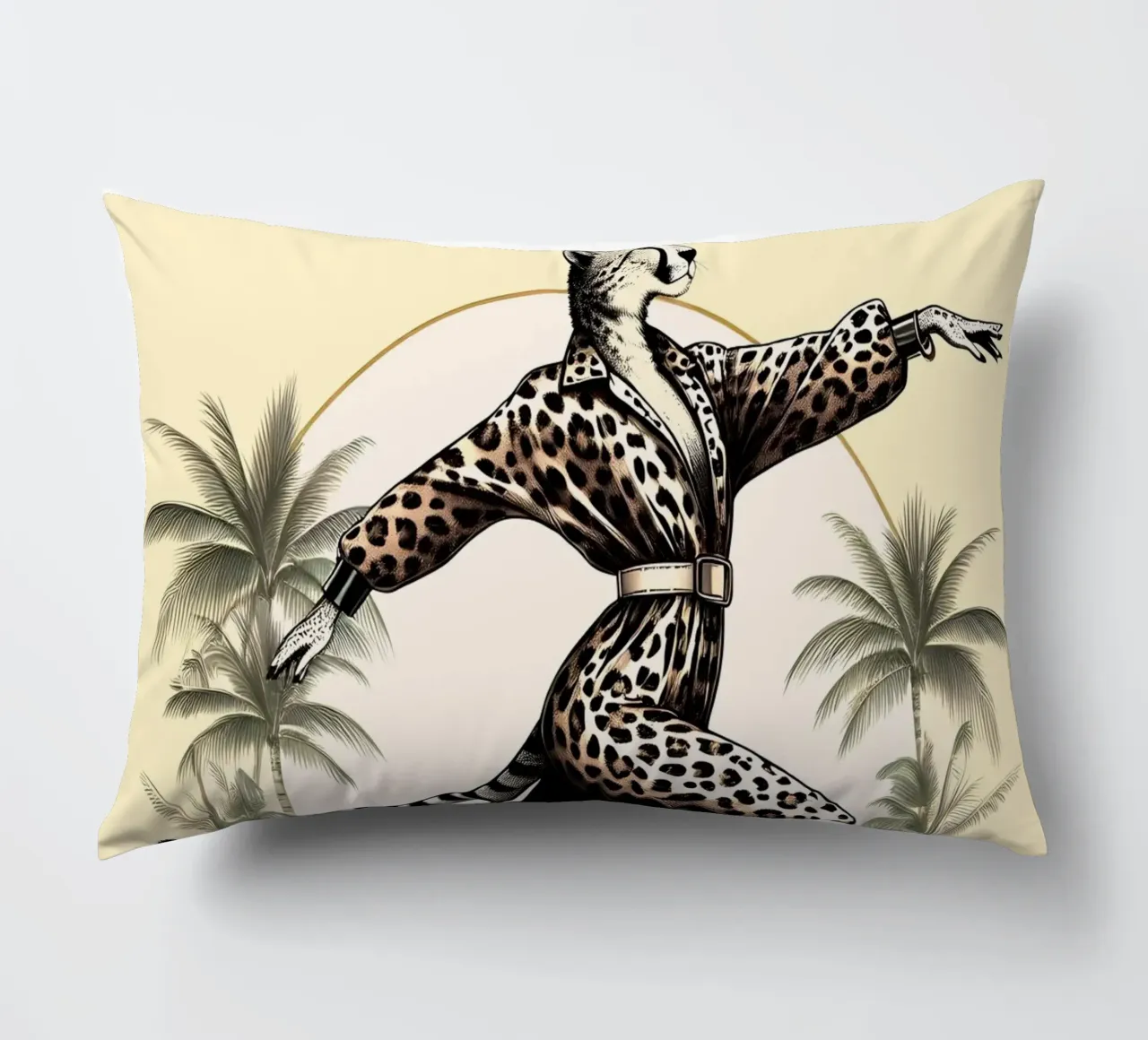 Ghepardo combattente di Kung Fu cuscino da ARTOMATIC