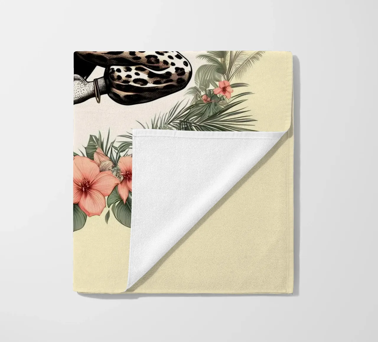 Ghepardo combattente di Kung Fu telo mare da ARTOMATIC