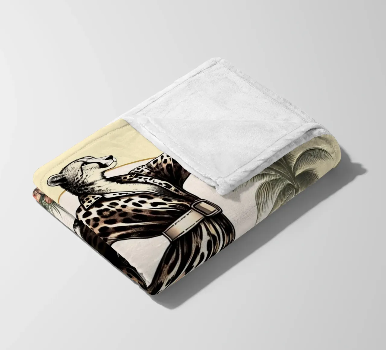 Ghepardo combattente di Kung Fu coperta in pile da ARTOMATIC