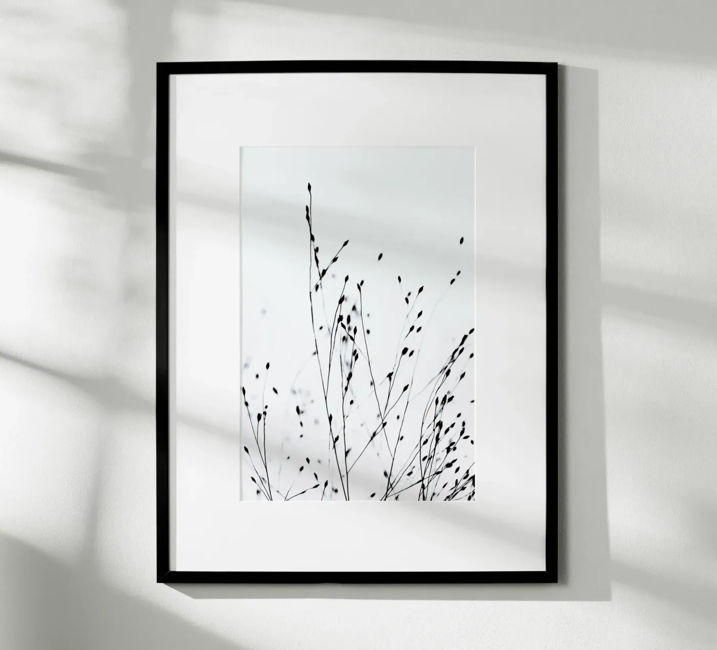Black Grass Poster von Monika Strigel