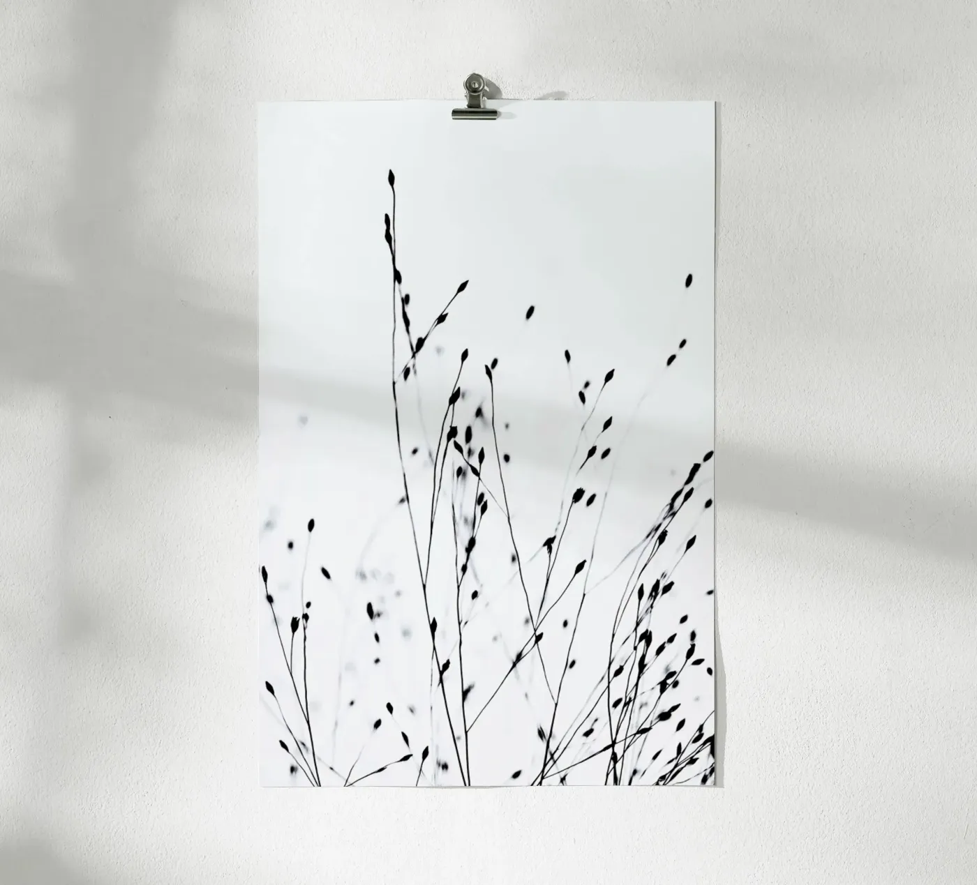 Black Grass Poster von Monika Strigel