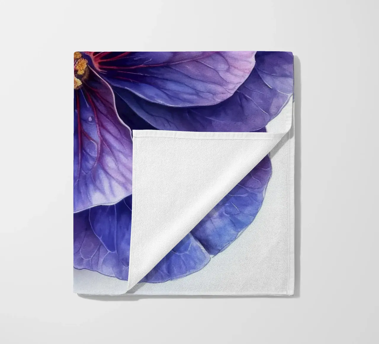 Fiore di violetta africana 1 telo mare da Bold Blooms