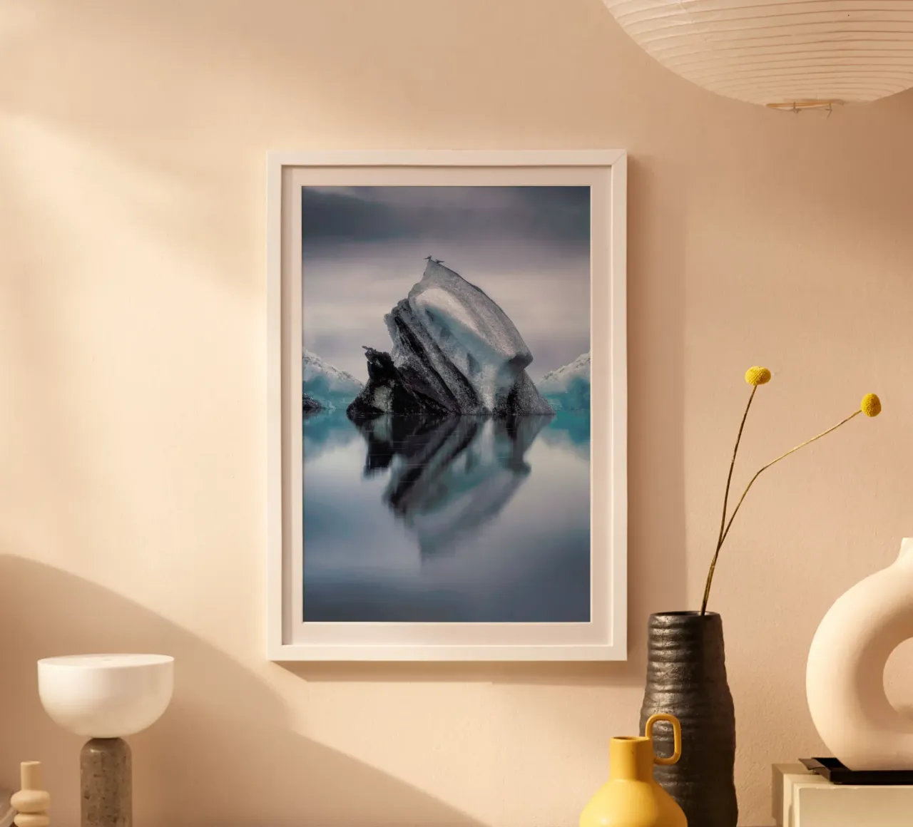 Landing On Iceberg - Lucie Bressy carta hahnemühle da Pictufy