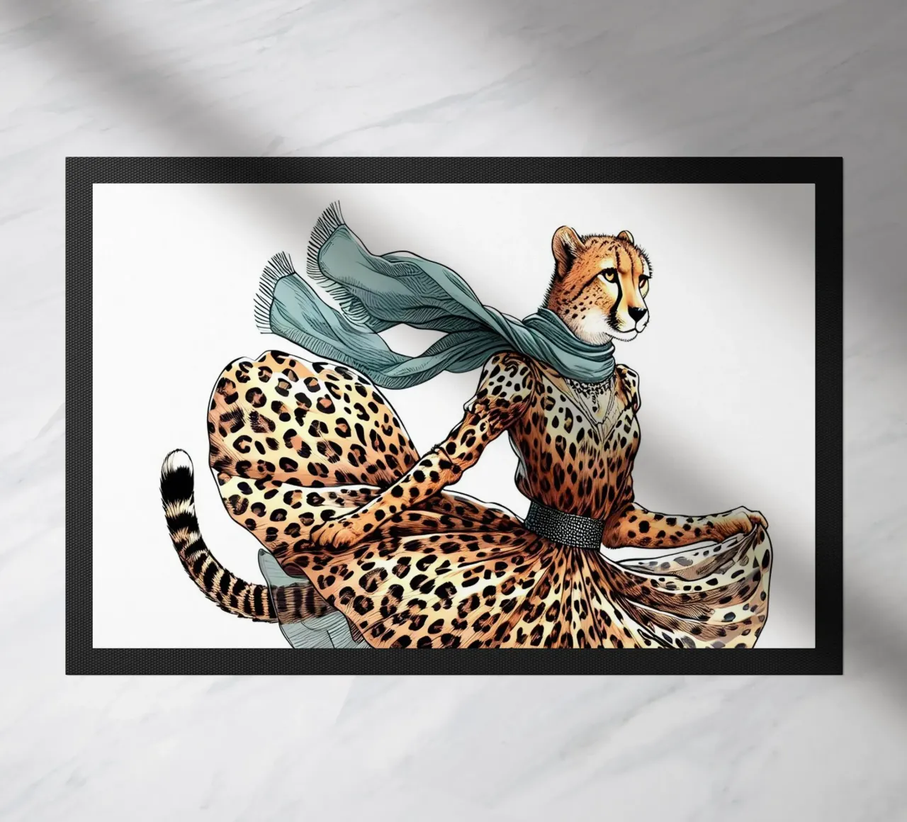 FAST FASHION CON STAMPA ANIMALE zerbino da ARTOMATIC