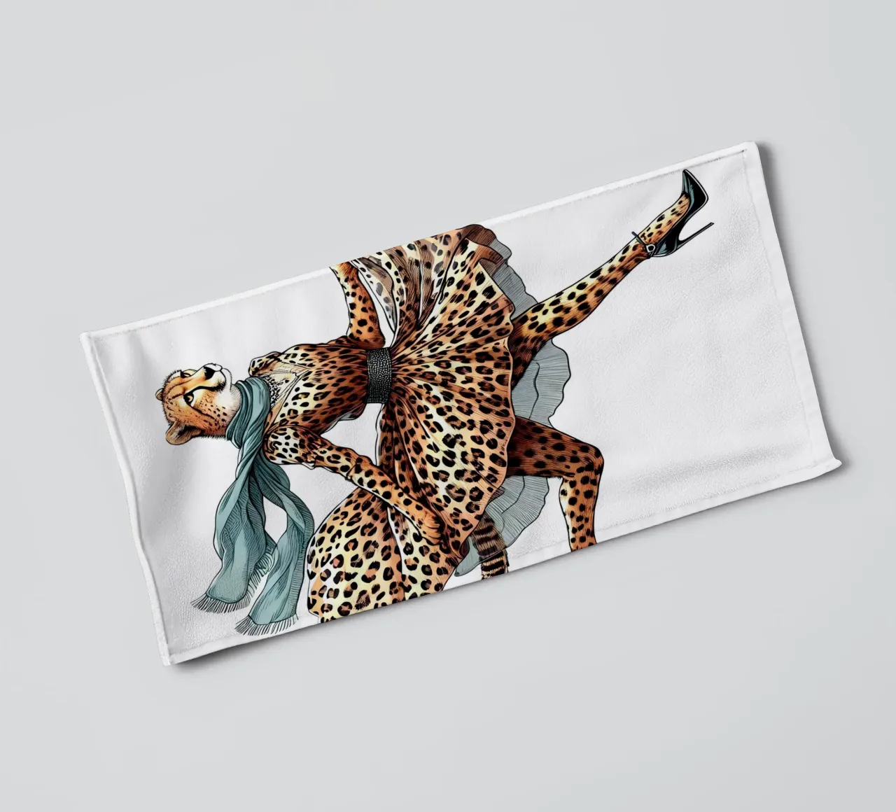 FAST FASHION ANIMAL PRINT toalla de baño de ARTOMATIC