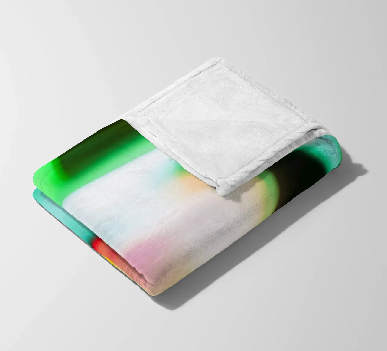 Blurred Silhouettes: Chromatic and Abstract Dreams fleece blanket by Le Flou