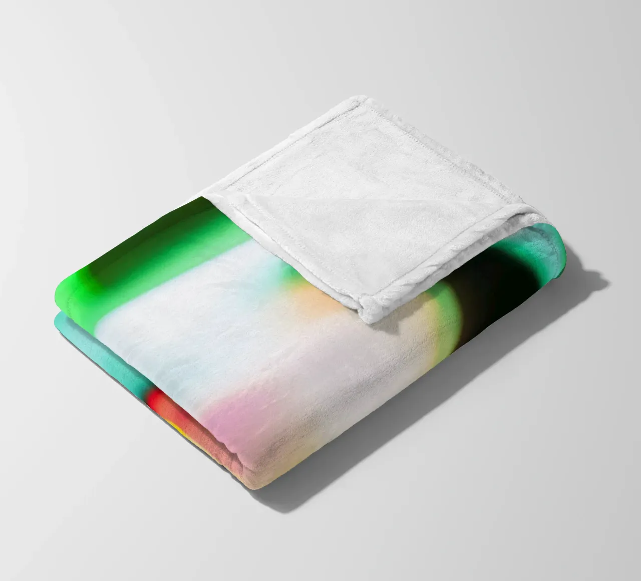 Blurred Silhouettes: Chromatic and Abstract Dreams fleece blanket by Le Flou