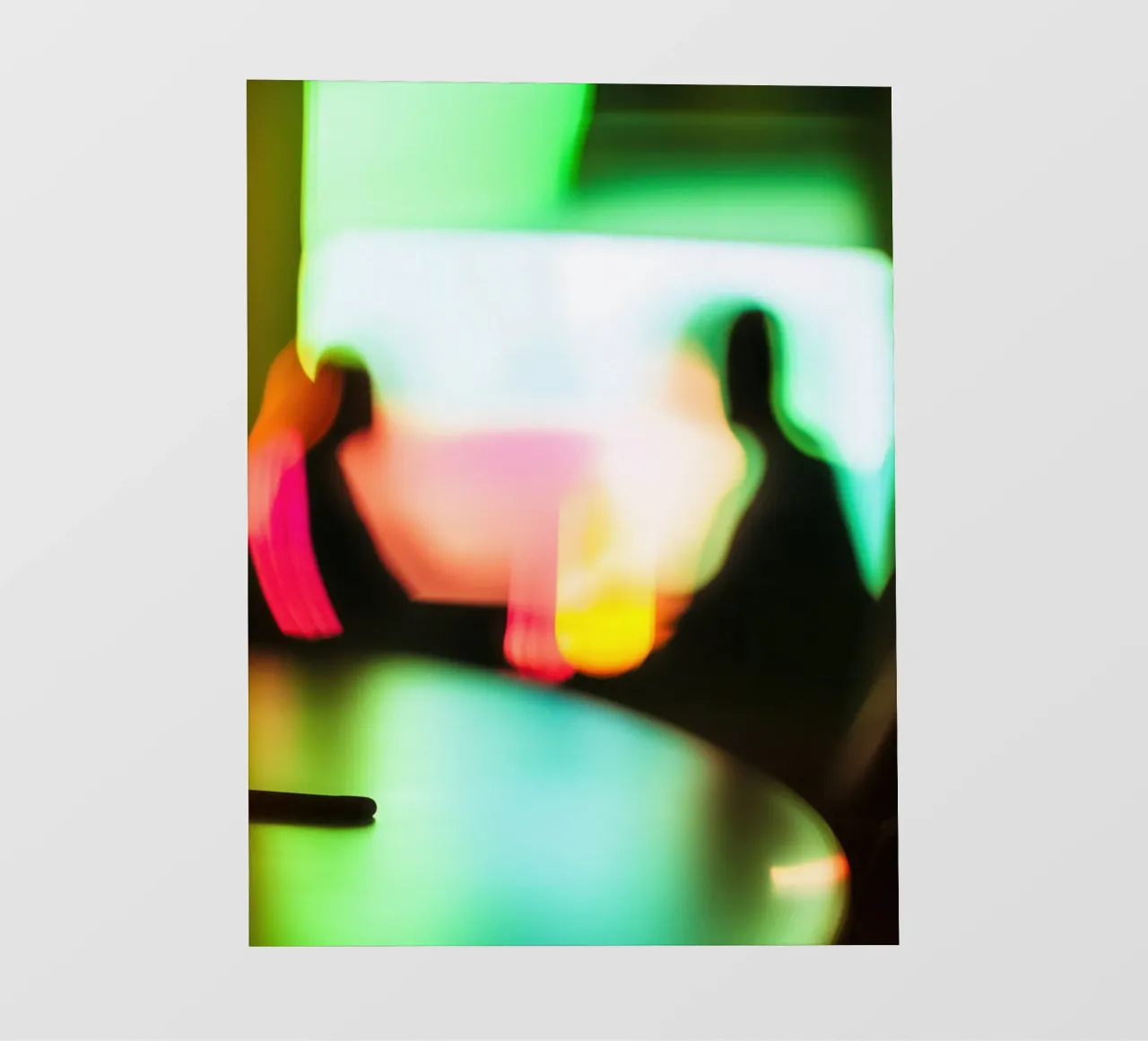 Blurred Silhouettes: Chromatic and Abstract Dreams photo wallpaper by Le Flou