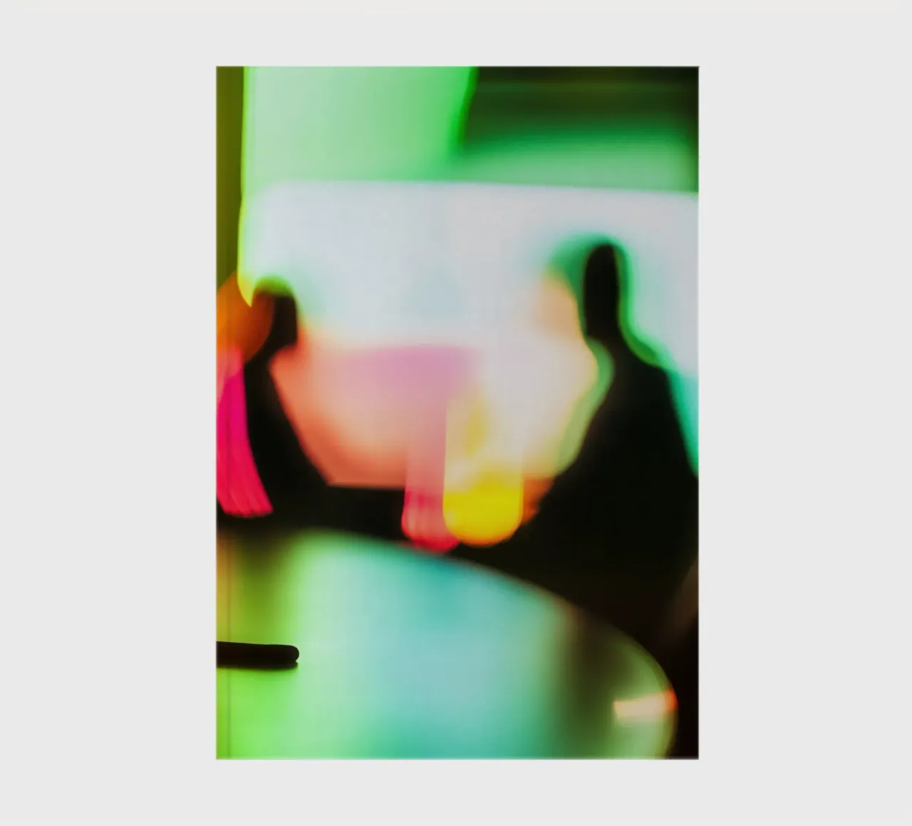 Blurred Silhouettes: Chromatic and Abstract Dreams notebook by Le Flou