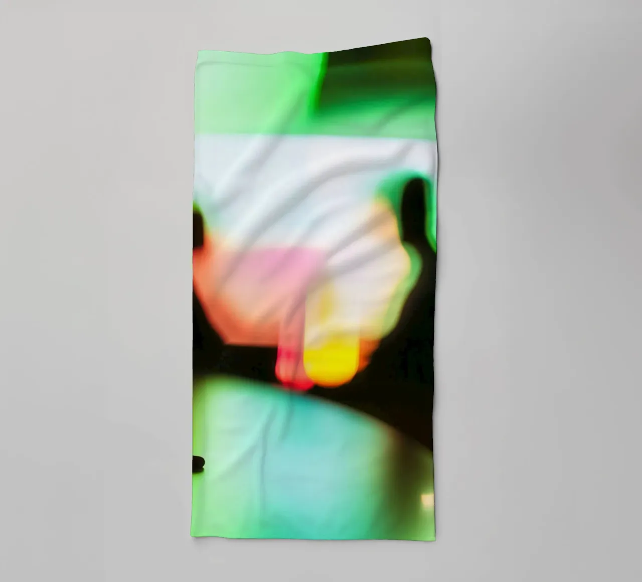 Blurred Silhouettes: Chromatic and Abstract Dreams towel by Le Flou