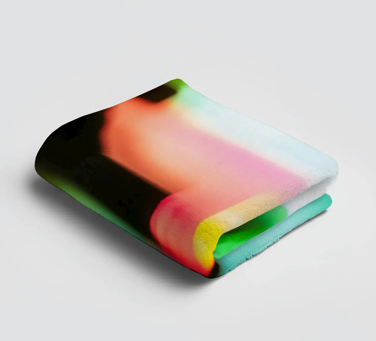 Blurred Silhouettes: Chromatic and Abstract Dreams towel by Le Flou