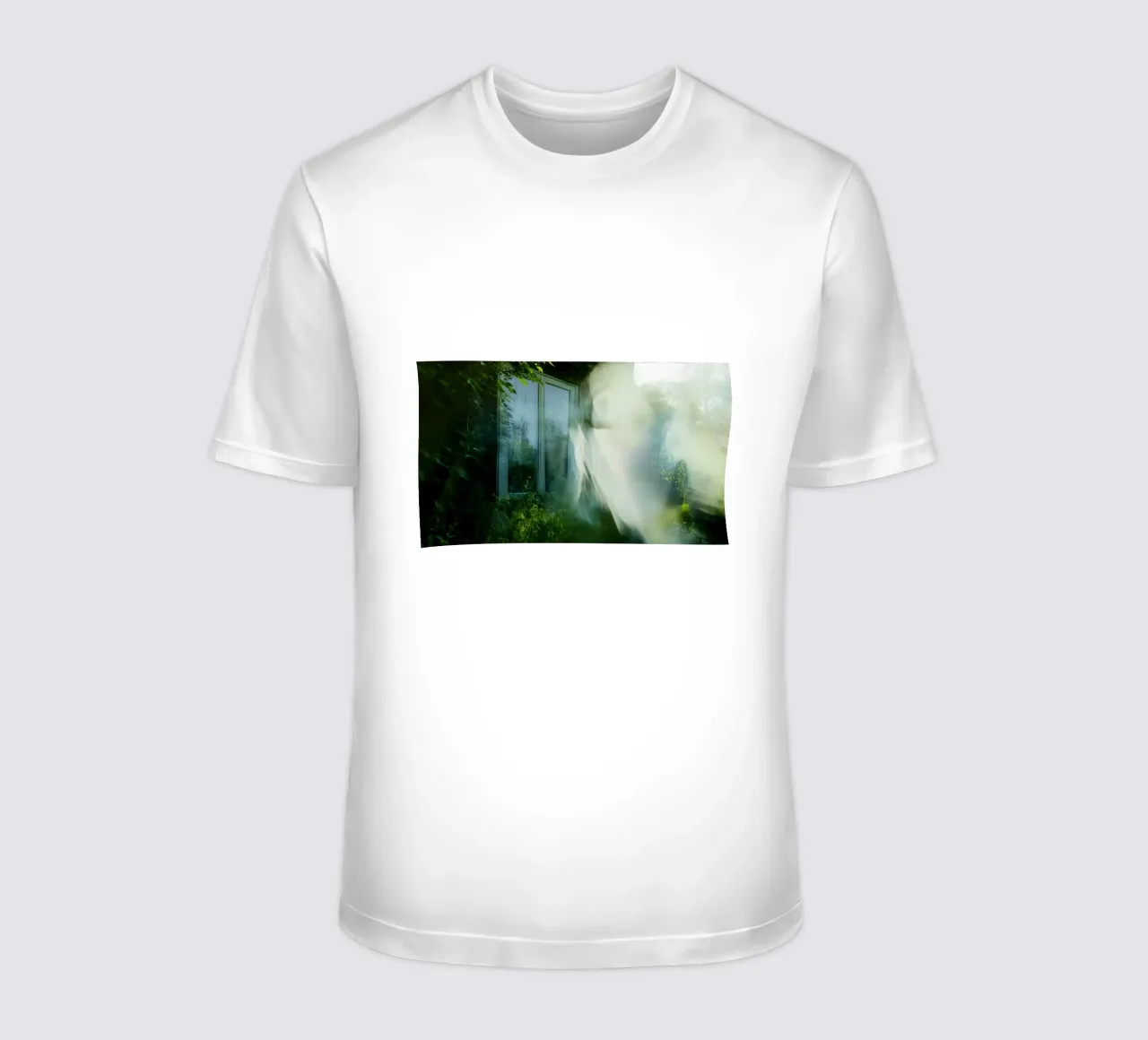 Phantom Window: An Escape Between Light and Shadow t-shirt by Le Flou