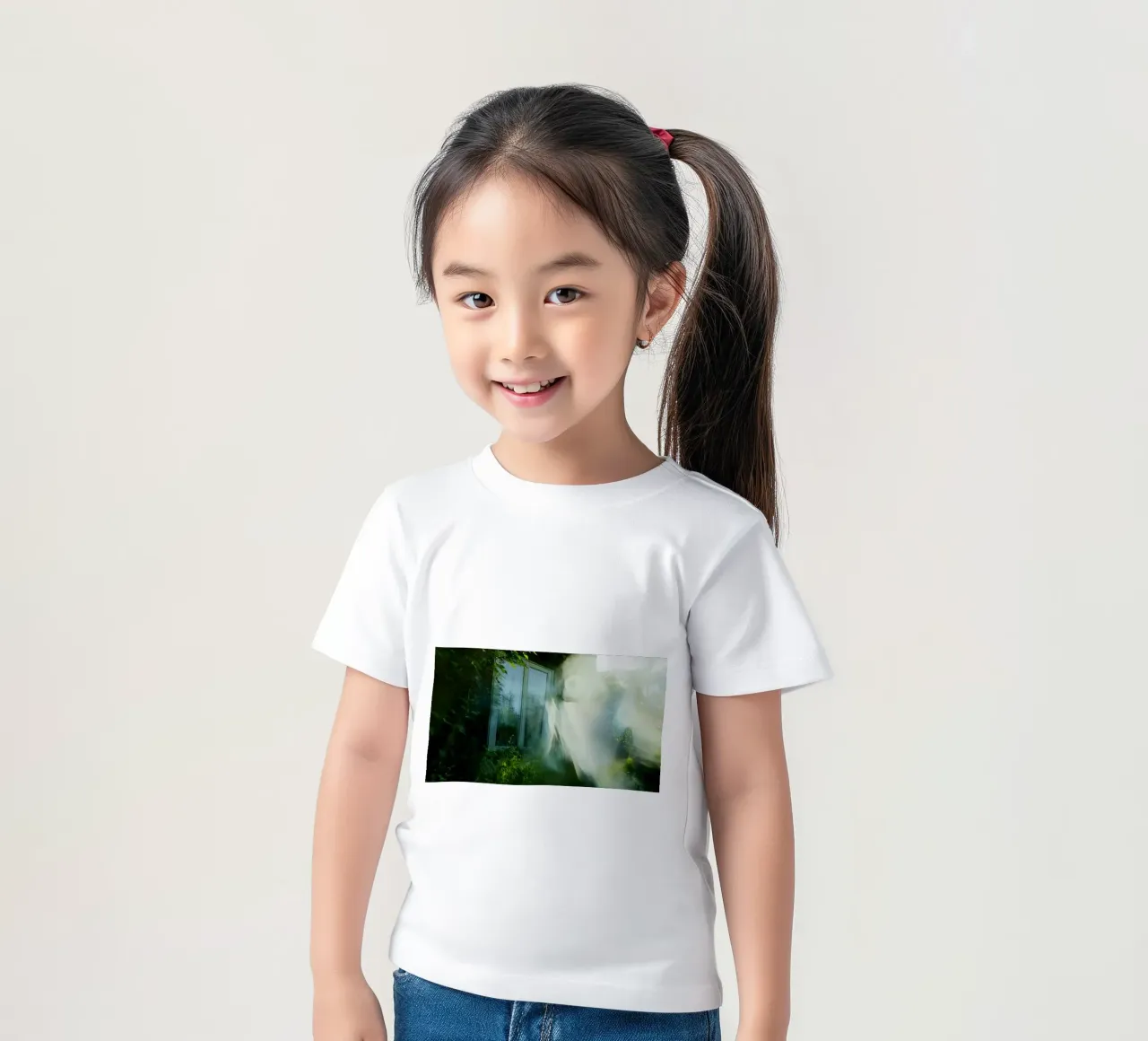 Phantom Window: An Escape Between Light and Shadow kids t-shirt by Le Flou