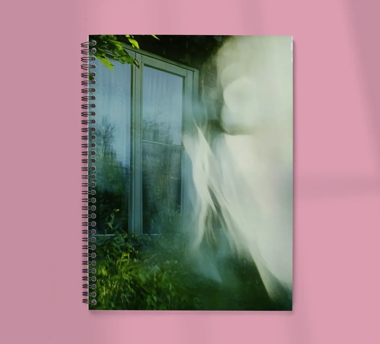 Phantom Window: An Escape Between Light and Shadow spiral notebook by Le Flou