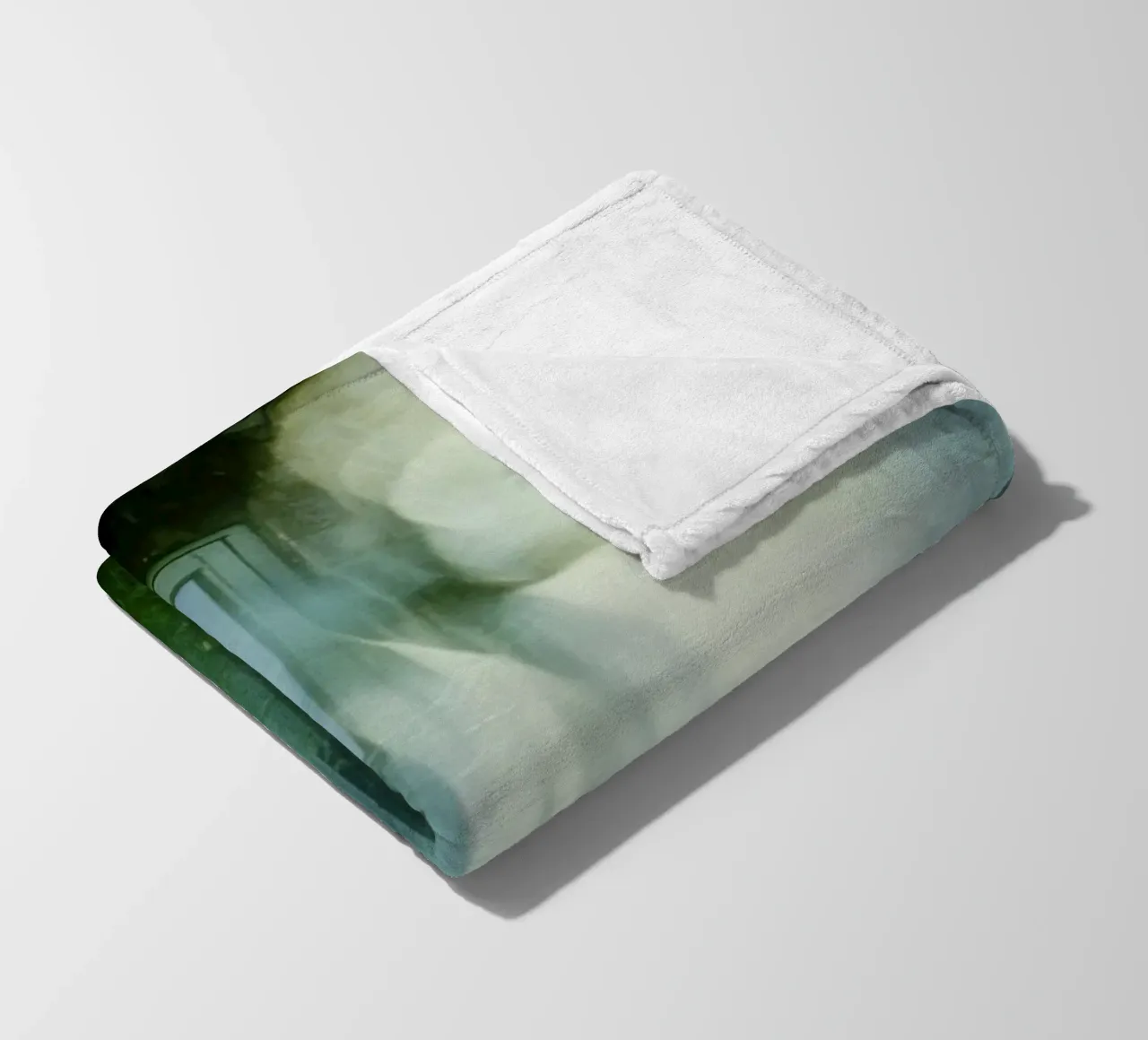 Phantom Window: An Escape Between Light and Shadow fleece blanket by Le Flou
