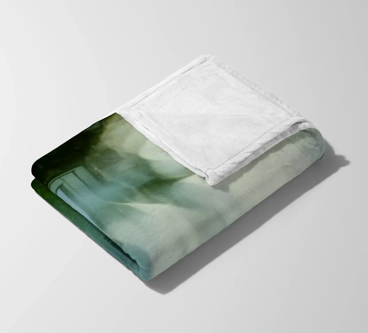 Phantom Window: An Escape Between Light and Shadow fleece blanket by Le Flou