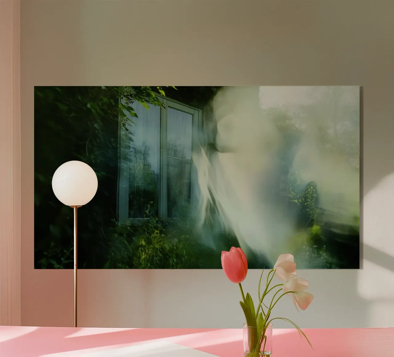 Phantom Window: een ontsnapping tussen licht en schaduw acryl van Le Flou