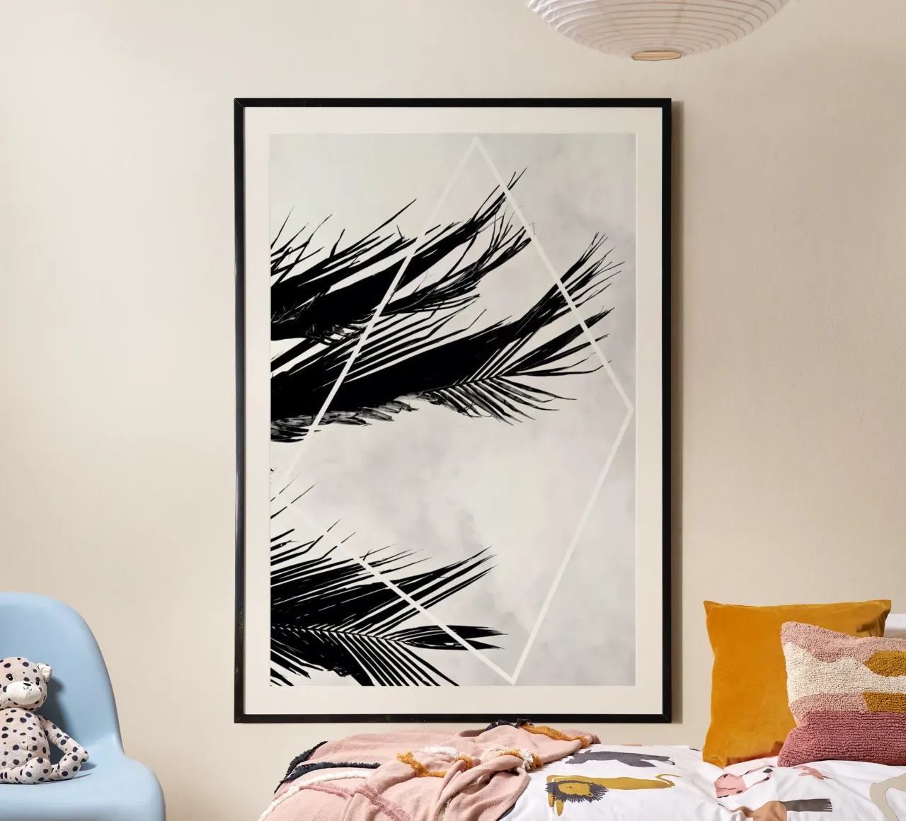 Palmsky poster con telaio in legno da petiteCAPS