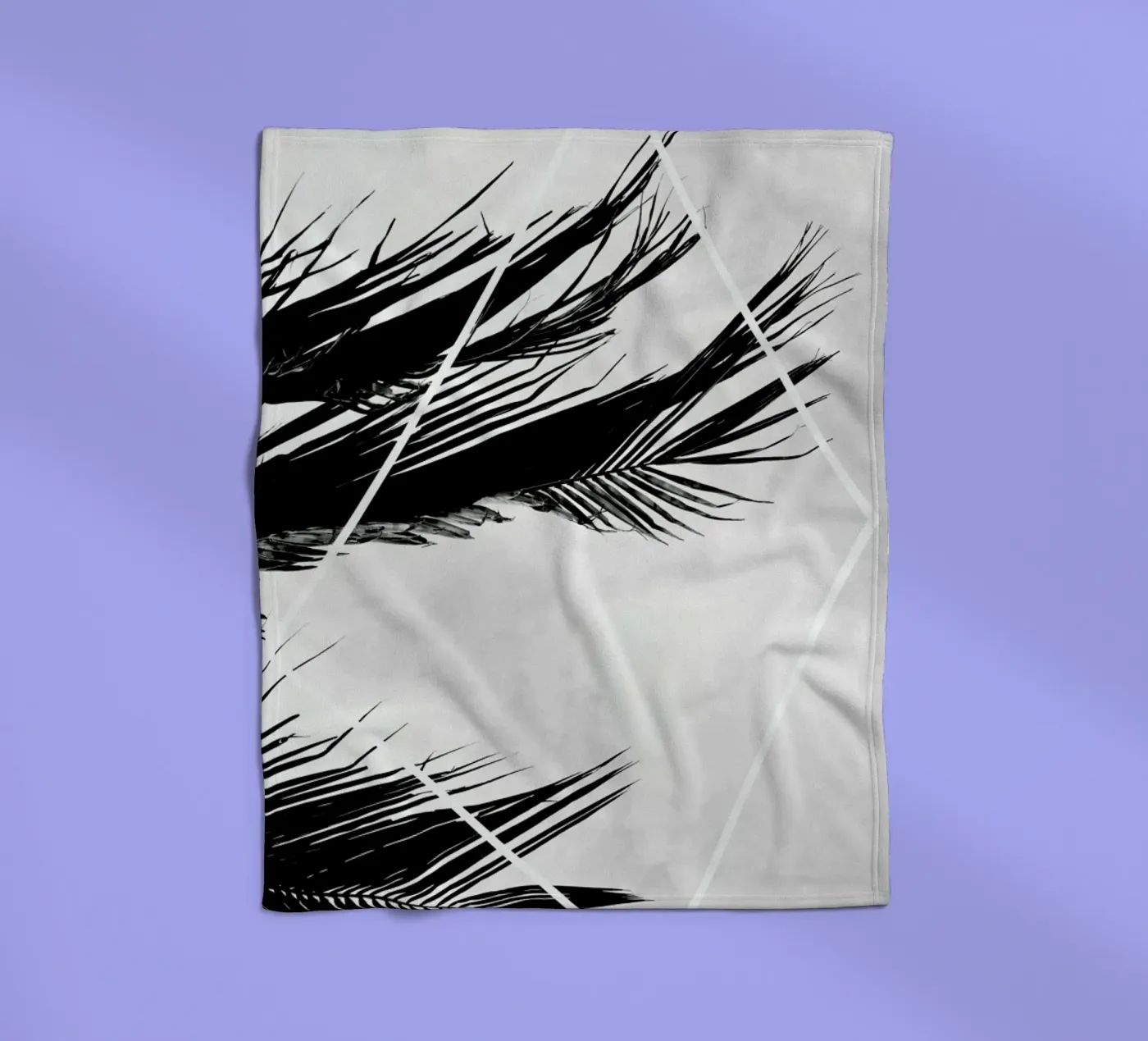 Palmsky Fleecedecke von petiteCAPS