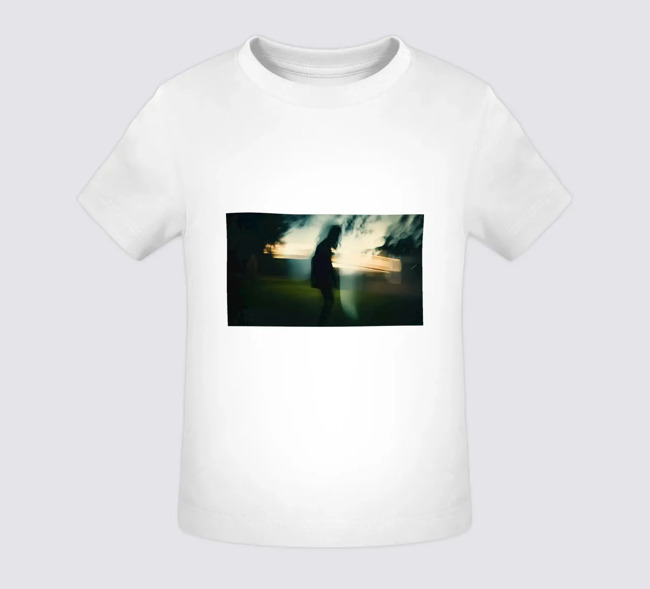 Night-time mysteries in Kyoto Park baby t-shirt by Le Flou