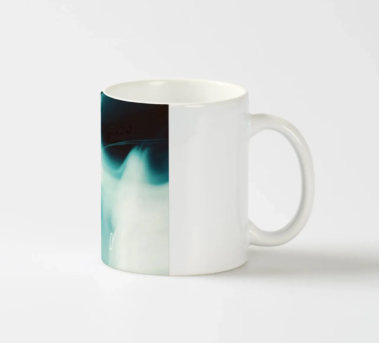 Linee e luce: astrazione luminosa tazza in ceramica da Le Flou