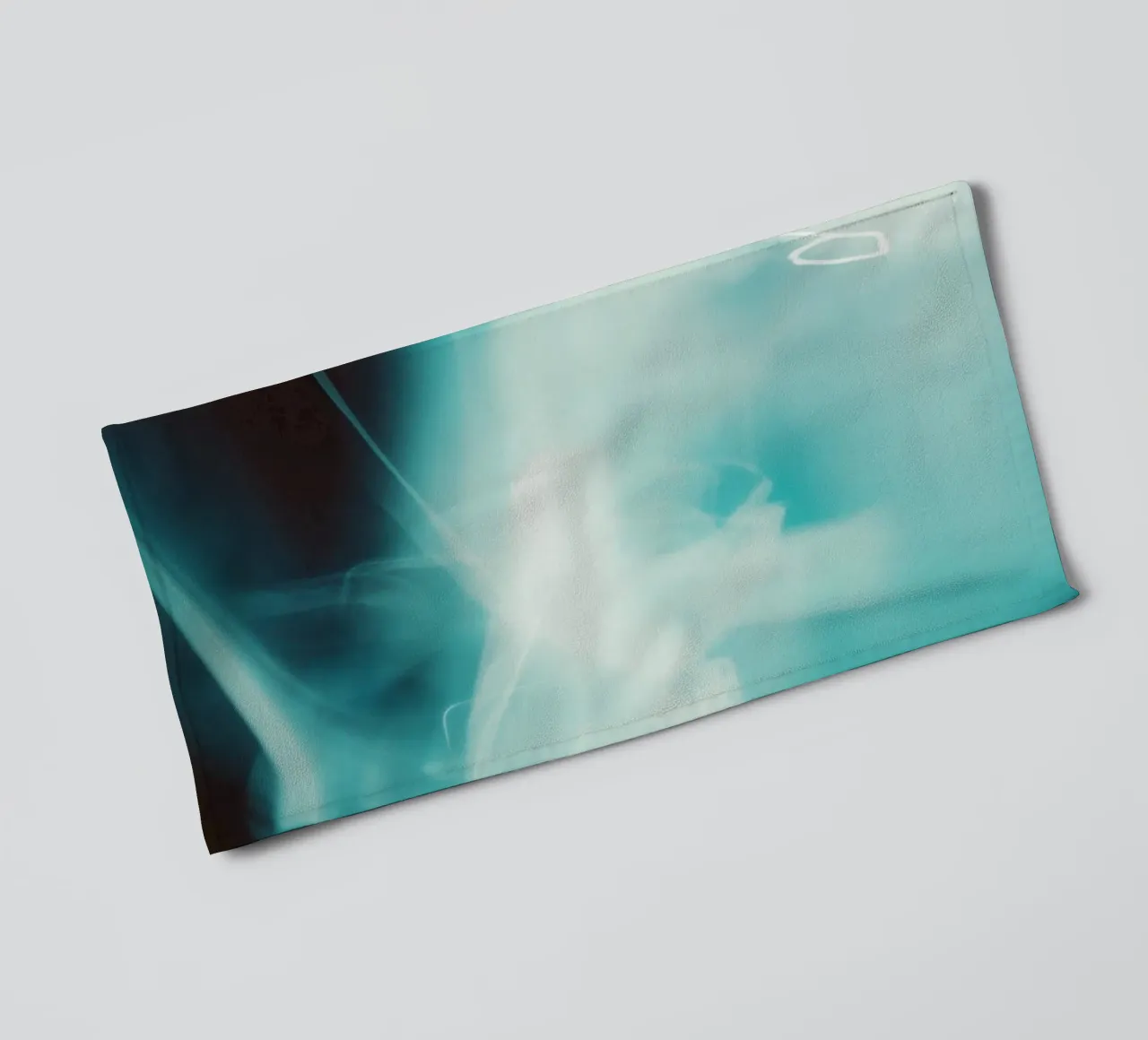 Lines and light: Luminous abstraction towel by Le Flou