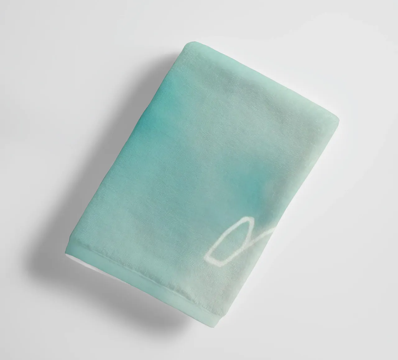 Lines and light: Luminous abstraction towel by Le Flou