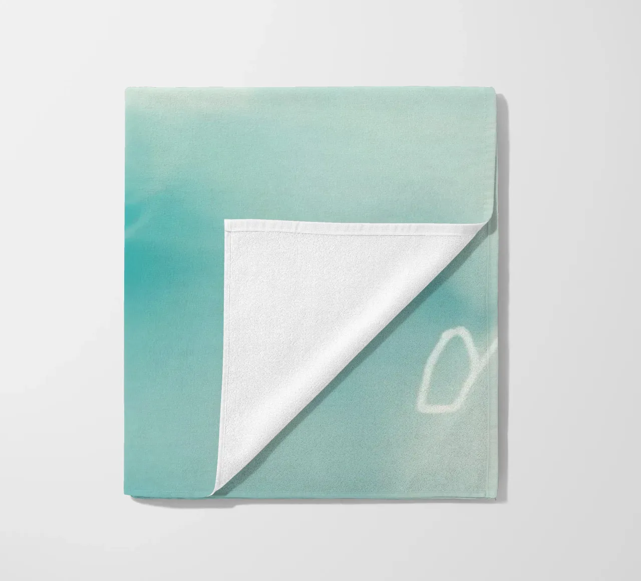 Lines and light: Luminous abstraction beach towel by Le Flou
