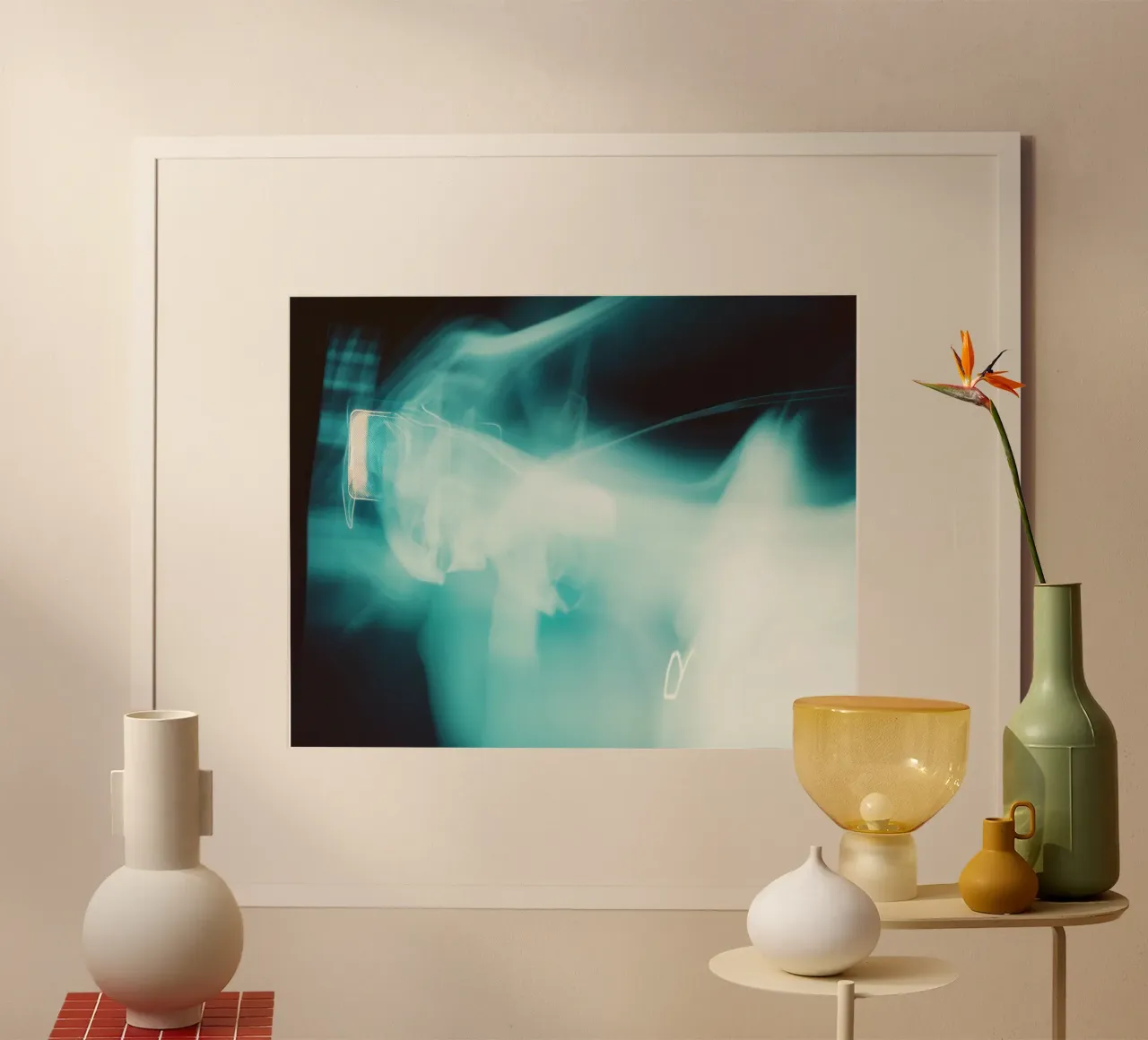 Lines and light: Luminous abstraction hahnemühle by Le Flou