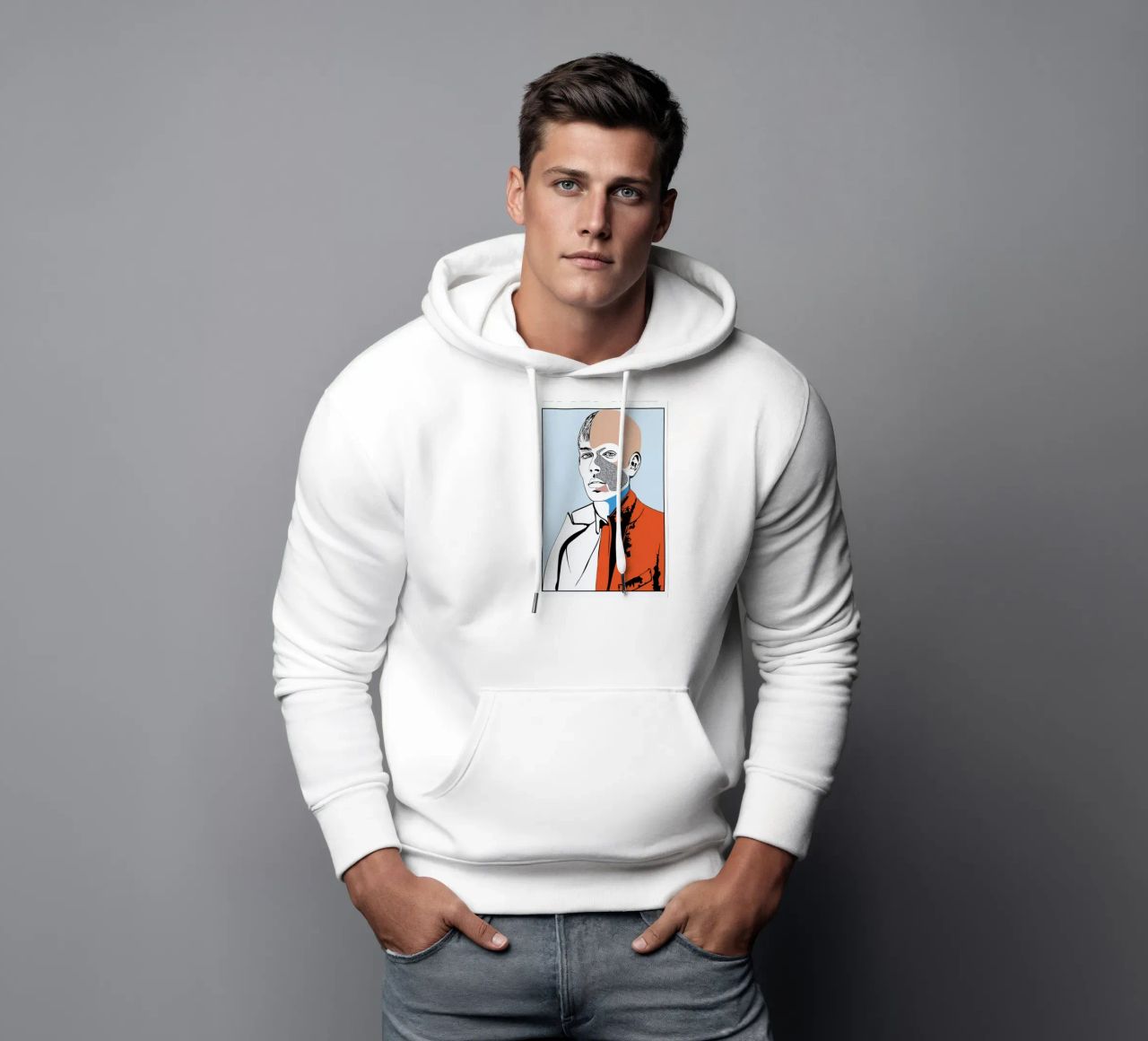 Collaging 2 felpa con cappuccio da Marcell Naubert