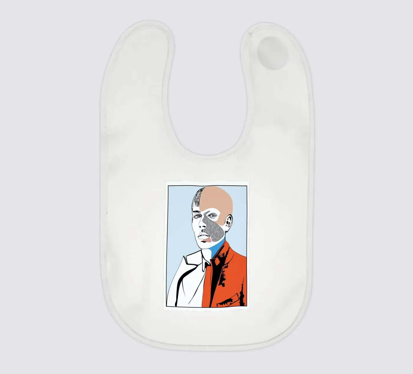 Collaging 2 baby bib by Marcell Naubert