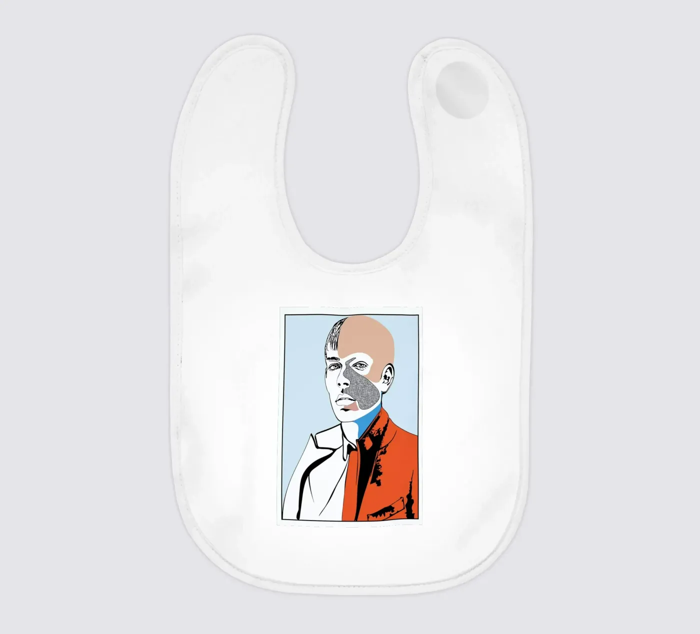 Collaging 2 baby bib by Marcell Naubert